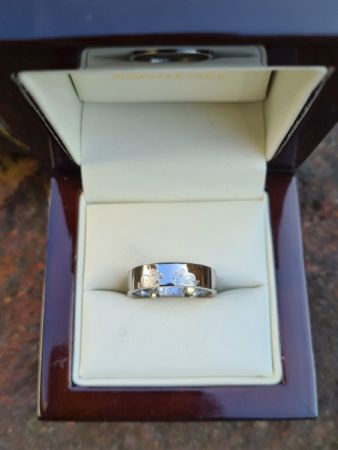 anett stainless steel wedding rings