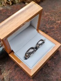 damascus wedding ring