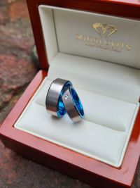 hajnalka and peter titanium wedding ring
