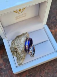 inez and gabor titanium whitegold weedingring