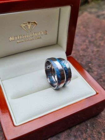 julianna david titanium wedding rings