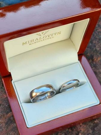 petra and tamas stainless steel wedding ring