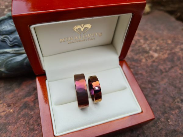 timea gergely titanium wedding ring