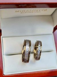 agnes richard titanium wedding rings
