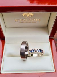 anett richard titanium whitegold wedding ring