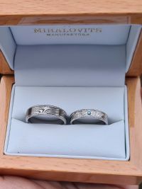 anna balazs damascus steel wedding ring