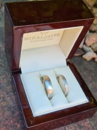boglarka akos stainless steel wedding ring