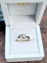 engagement ring with diamonds