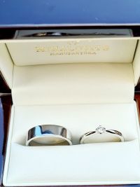 eszter adam gold steel wedding ring 1