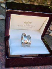 jana bence stainless steel titanium wedding ring