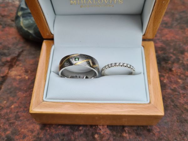 katalin balazs damascus wedding ring