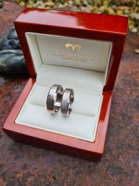 kinga gergo titanium wedding ring