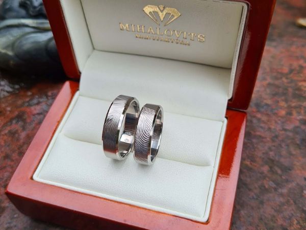 kinga gergo titanium wedding ring