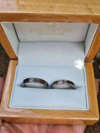 kriszina marton damascus wedding ring