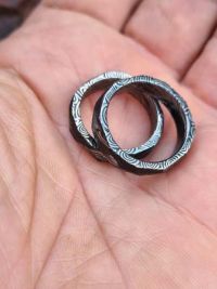 luca zsolt damascus wedding ring