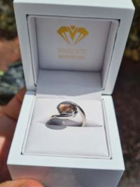 sara platinum engagement ring