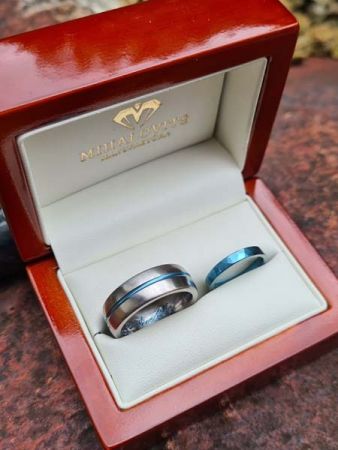 tunde gabor titanium wedding rings
