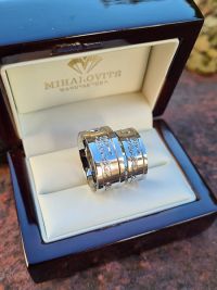 zita csaba stainless steel wedding rings