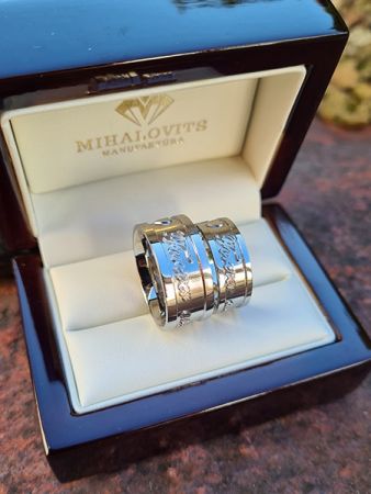 zita csaba stainless steel wedding rings