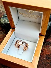 eva rosegold engagement ring