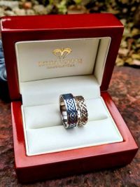 janka andras titanium gold wedding ring