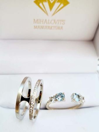 bettina boldizsar titan gold weddingrings