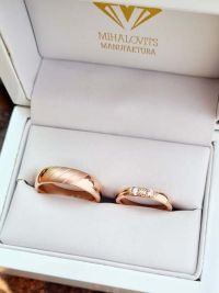 eniko tibor rosegold weddingrings