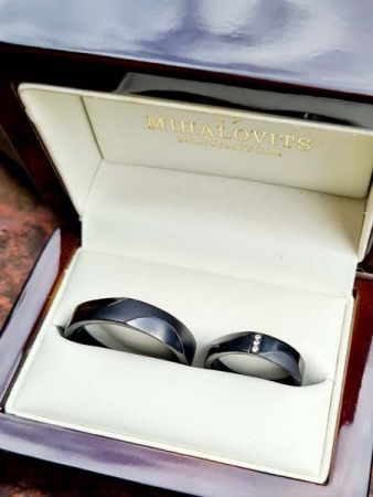 eva tamas steel wedding rings