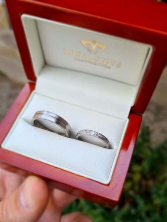 maria bence titanium weddingrings