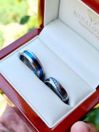 zita daniel titanium weddingrings