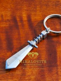 Viking kard kulcstarto damaszk acelbol