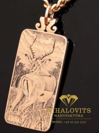 Szarvas medal hatoldala 