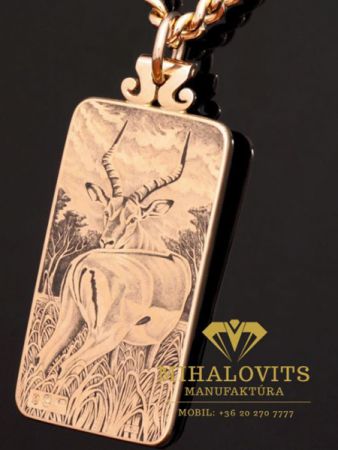 Szarvas medal hatoldala 