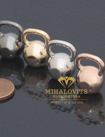 kettlebell ekszer 6 gr arany ezust rez 