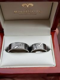 agnes and daniels damascus wedding rings