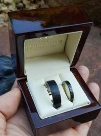 andrea and akos stainless wedding ring