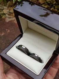 anna es andrass stainless steel weddingrings