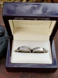 beatrix and gyulas titanium whitegold wedding rings