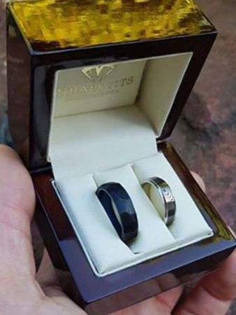 bernadett and tamas damascus wedding ring