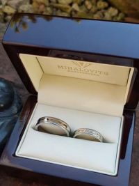 bettina and balint titanium wedding ring