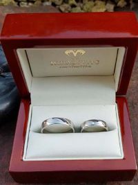 marianna and laszlos st steel wedding rings