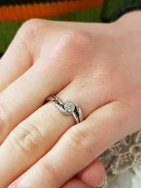 platinum engagement ring