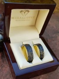 rock stainless steel wedding ring