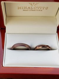 stanles steel w titan wedding rings