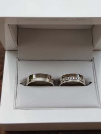 hajnalka ans csabas  whitegold wedding rings