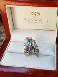 ivett and szabolcs titanium wedding ring