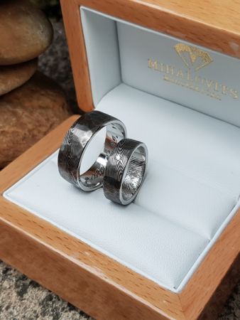 nikolett and gabor damascus wedding ring