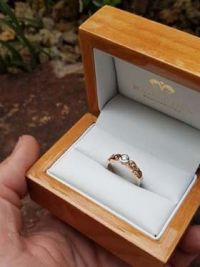 rosegold engagement ring