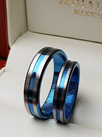 viktoria and roland  titanium wedding rings