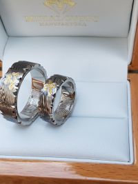 zsofi and hunor damascus wedding ring